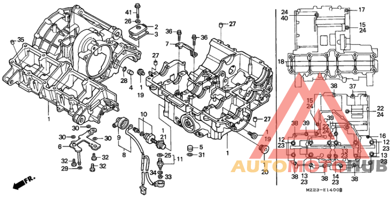 Картер двигателя