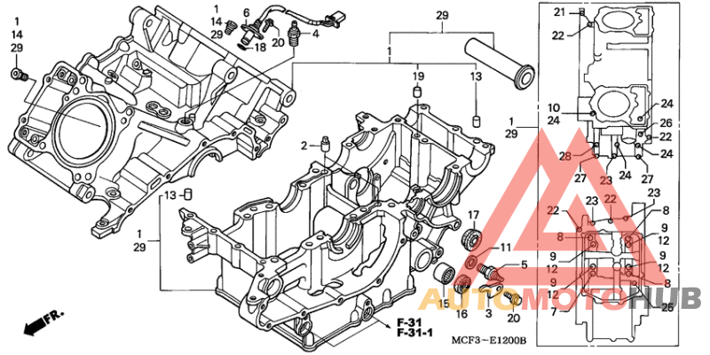 Картер двигателя