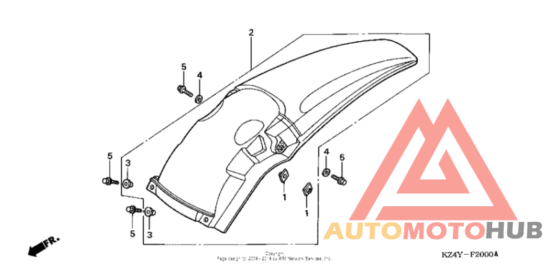 Задний бампер