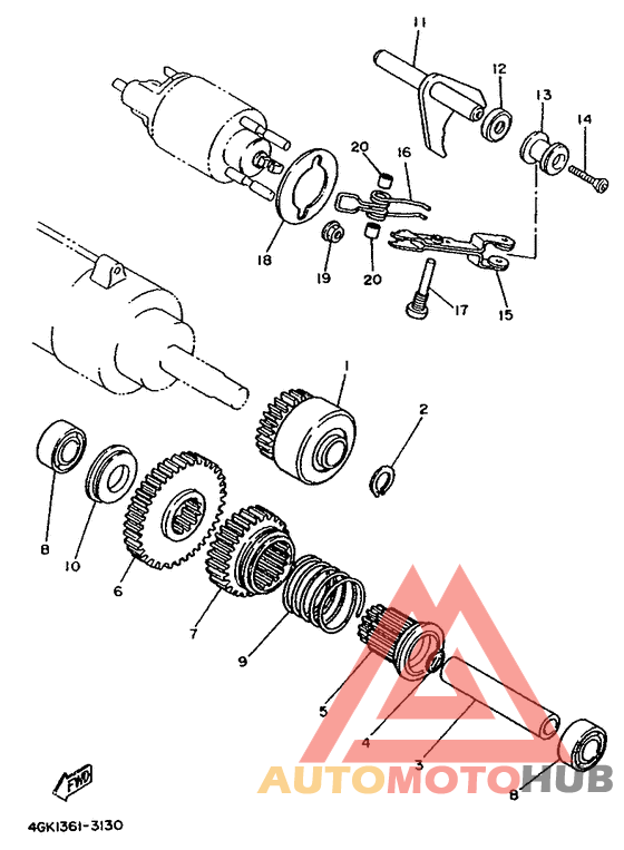 Муфта стартера