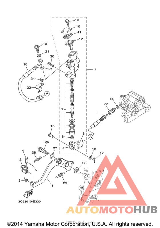 Задний торм цилиндр