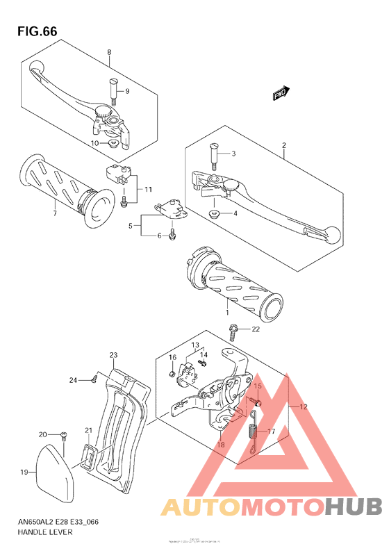 Handle Lever (An650A L2 E33)