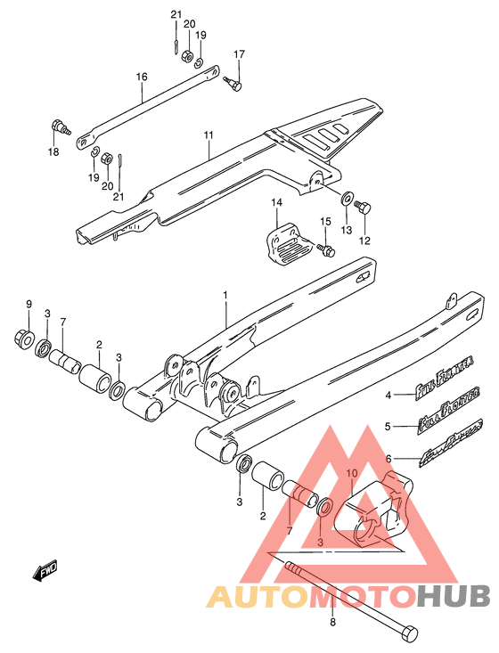 Маятник задний