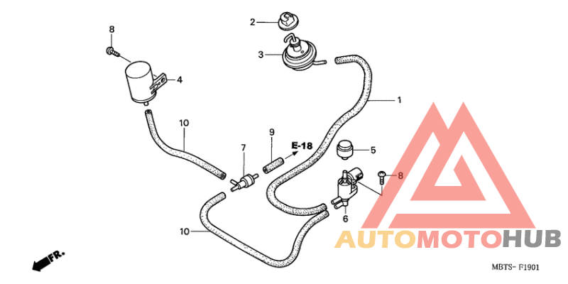 Bypass control solenoid valve