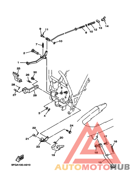 Support & repose pied