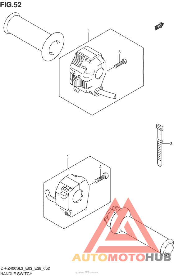 Handle Switch (Dr-Z400Sl3 E03)