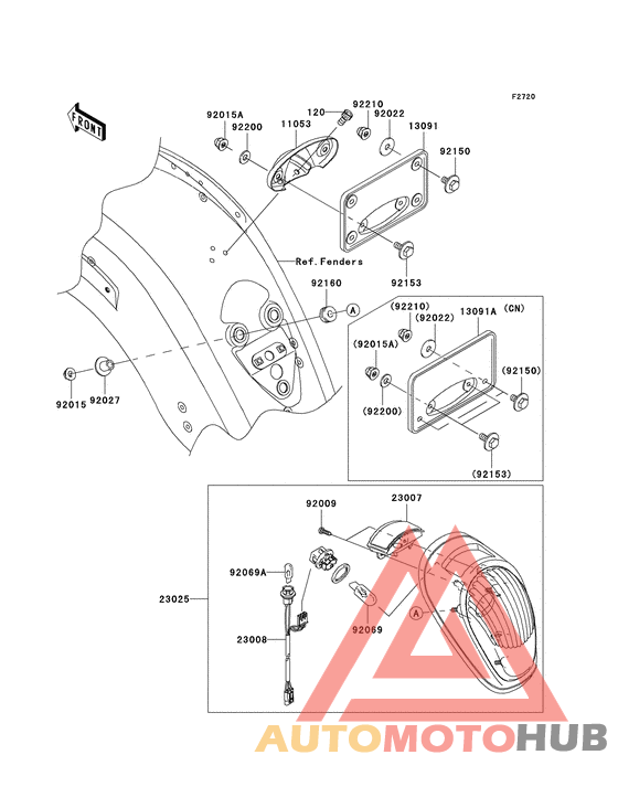 Taillight unit ass`y