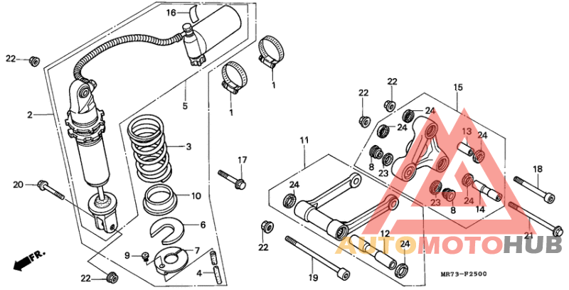 Rear cushion