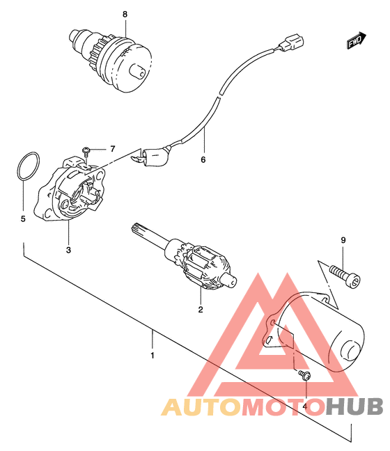 Стартерный мотор