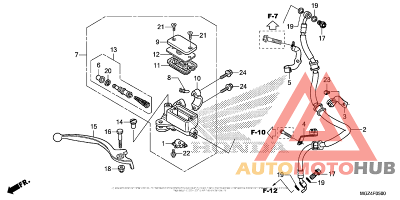 Front Brake Master Cylinder (1)
