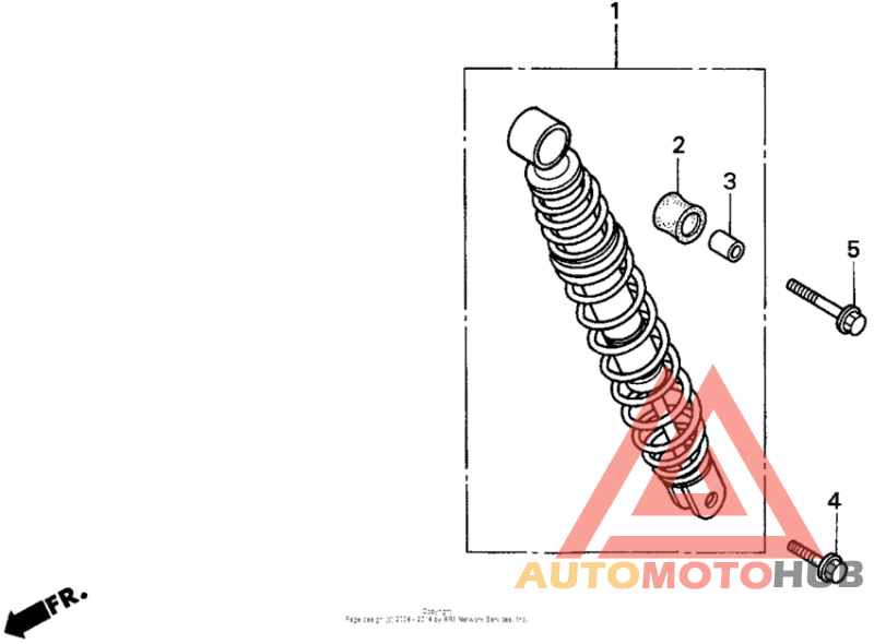Задние амортизаторы