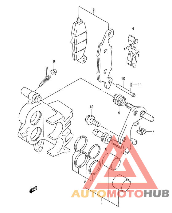 Передний суппорт