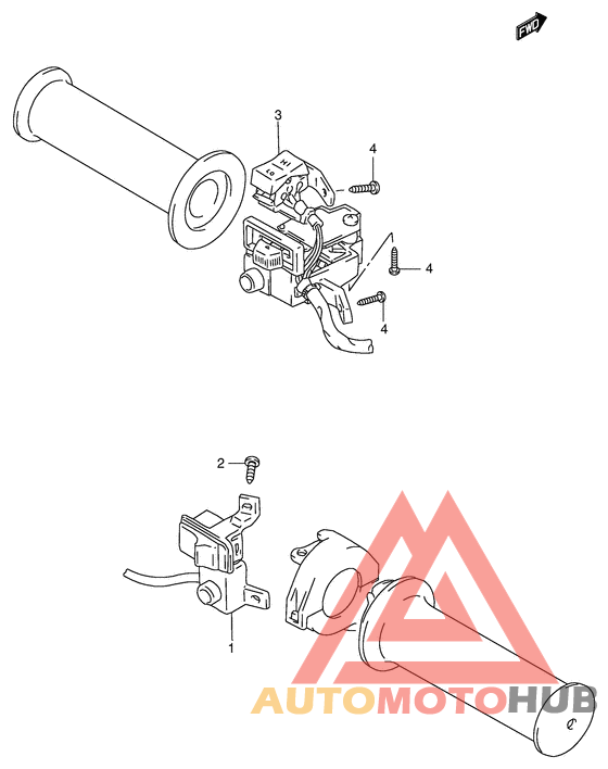 Рулевой переключатель