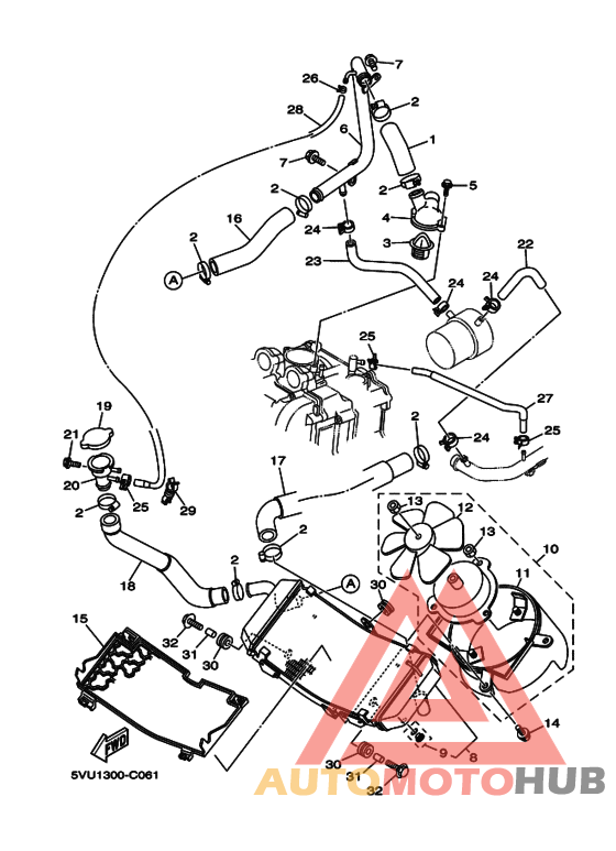 Радиатор и шланг