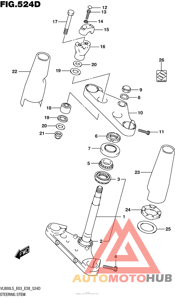 Steering Stem (Vl800Tl5 E28)