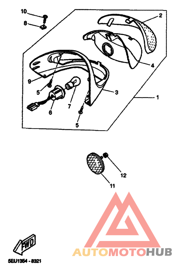Taillight unit ass`y