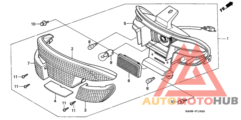 Rear combination dummy