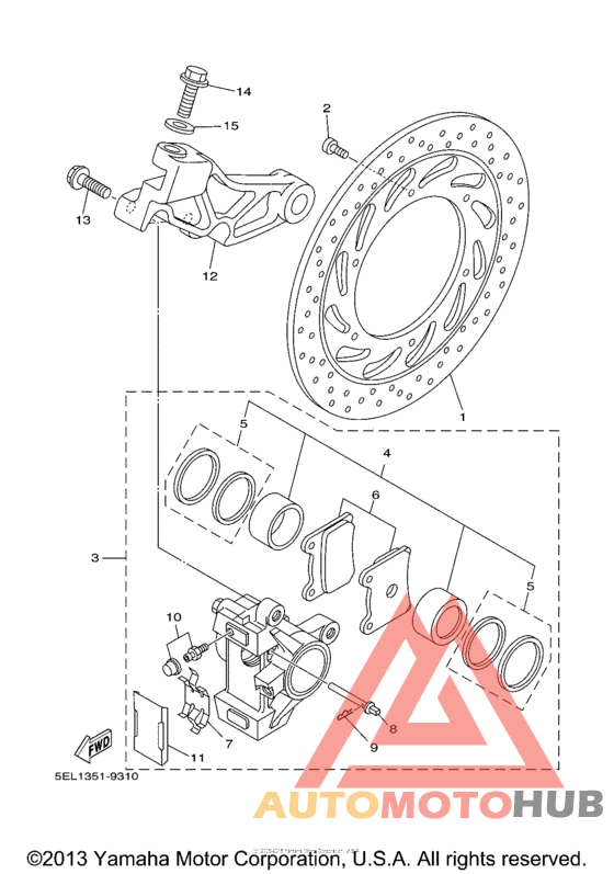 Задний суппорт