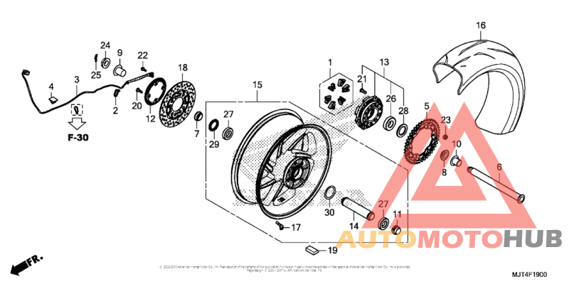 Переднее колесо