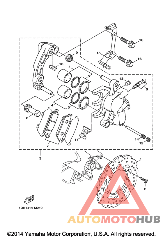 Передний суппорт