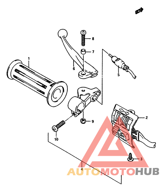Left handle switchfor p02,p04,p16,p18,p25,p39,p41