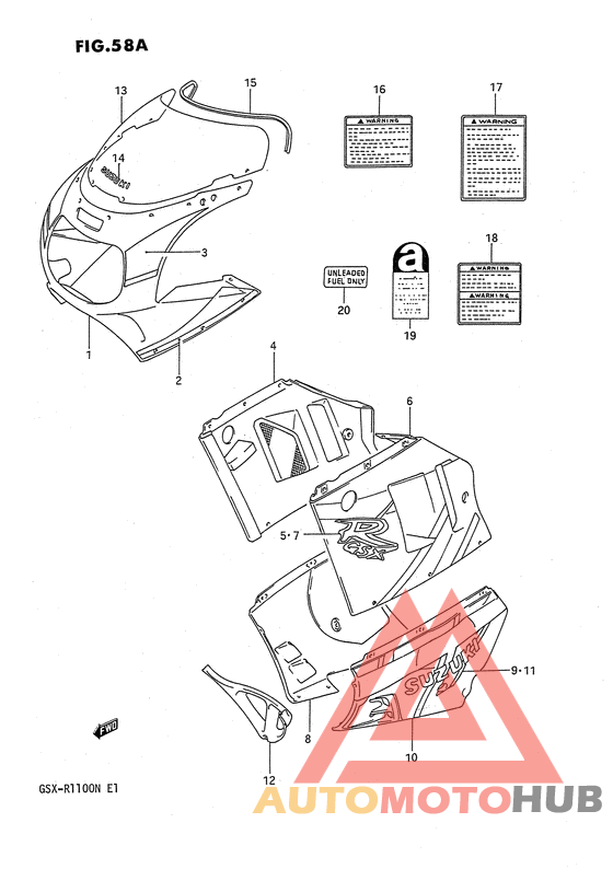 Cowling body