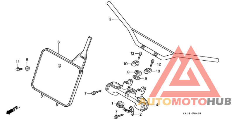 Handle pipe/top bridge