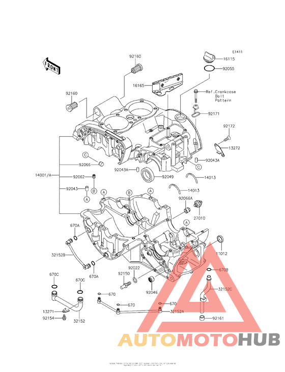 Картер двигателя