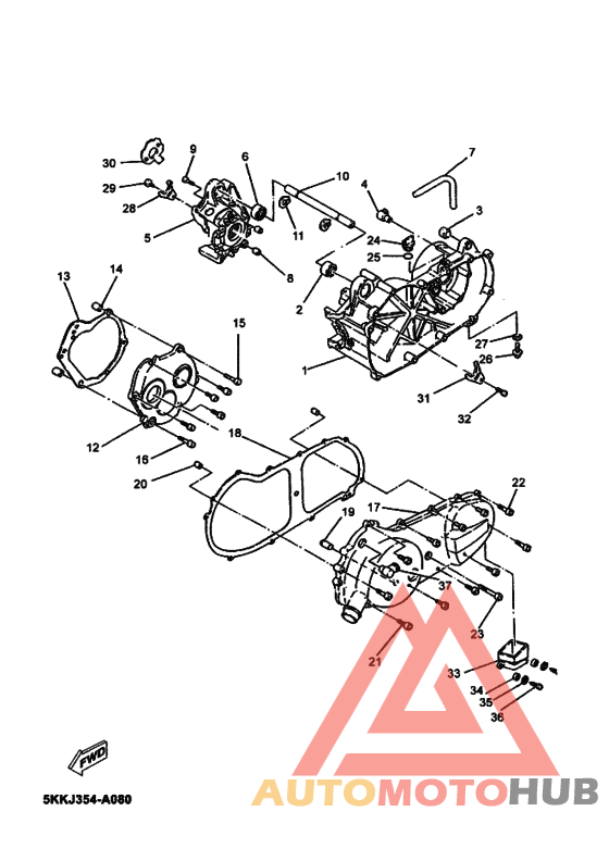 Картер двигателя