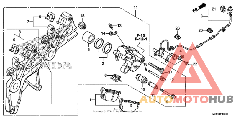 Задний суппорт