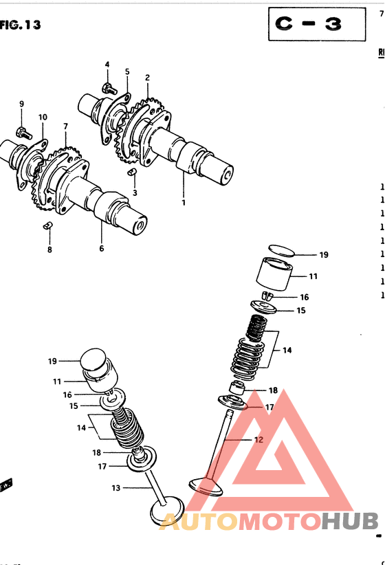Распределительный вал-клапаны