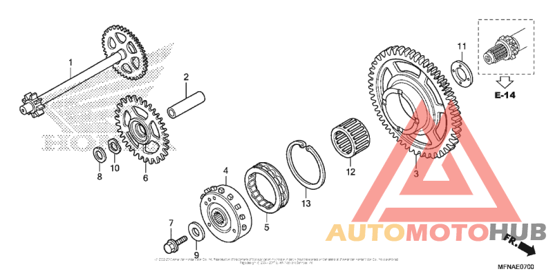 Муфта стартера