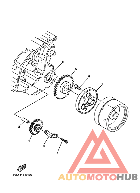 Муфта стартера