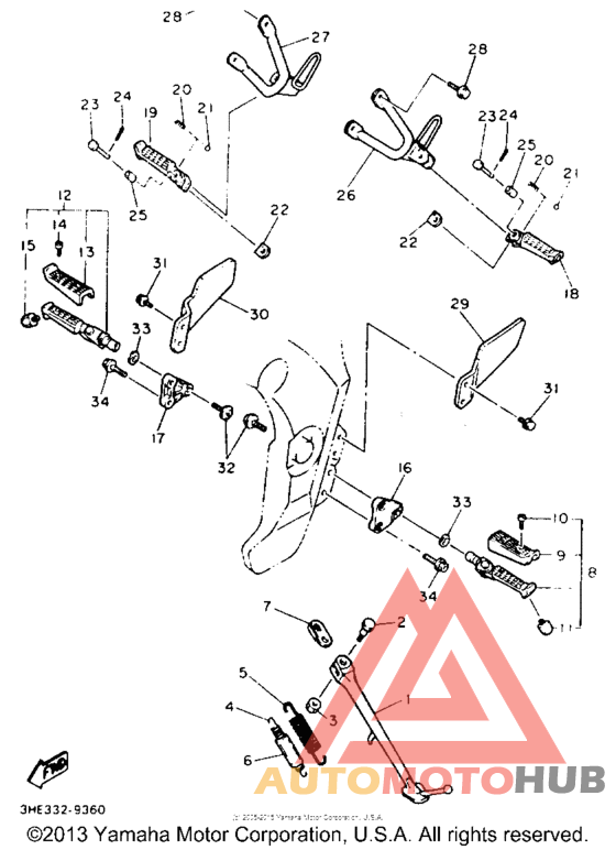 Stand - footrest