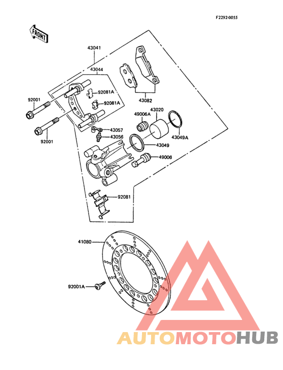 Передний тормоз