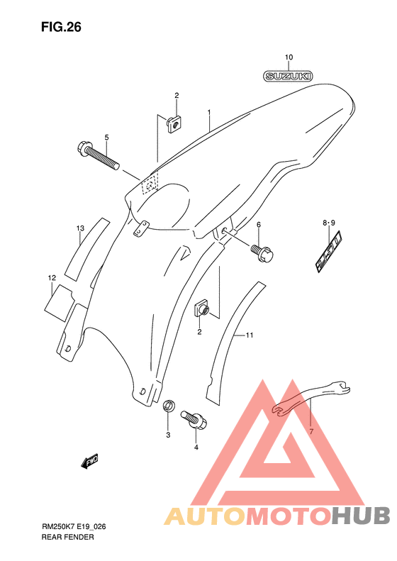 Заднее крыло