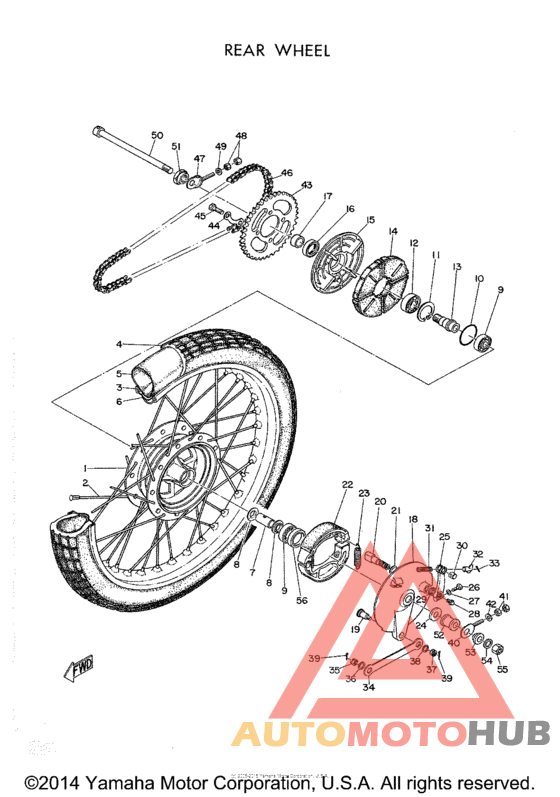 Переднее колесо