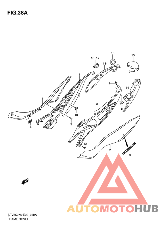 Обтекатель задний