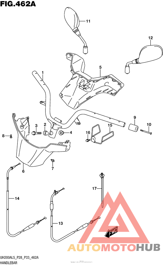 Handlebar (Uh200Al5 P28)