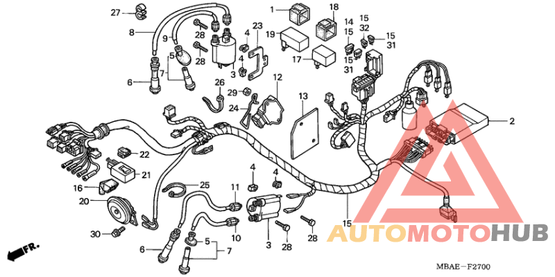 Harness wire