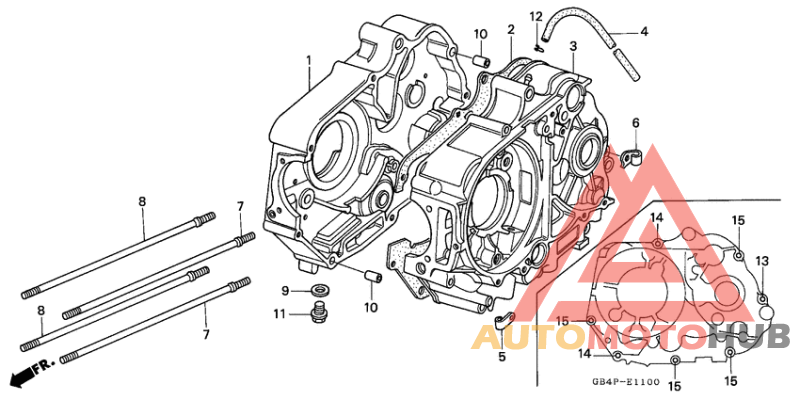 Картер двигателя