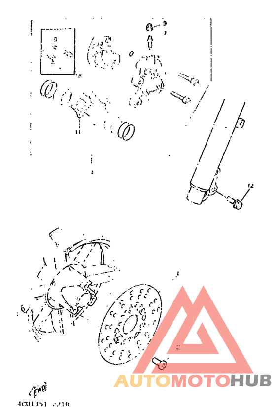 Передний суппорт