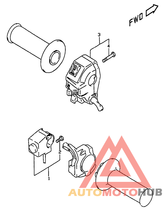Рулевой переключатель