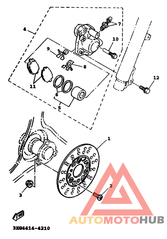 Передний суппорт