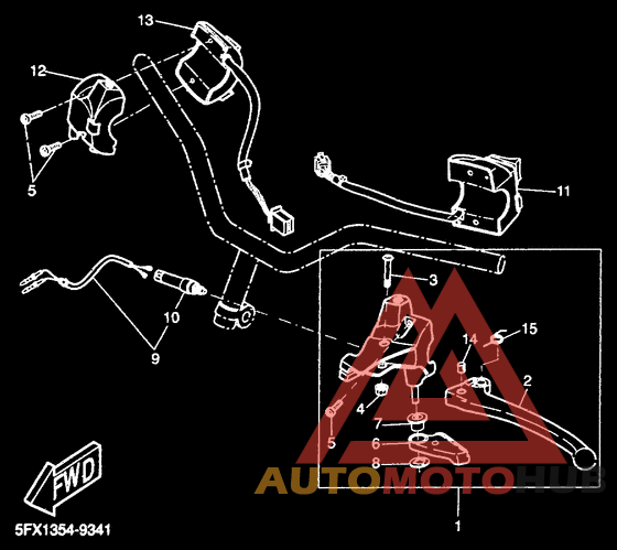 Handle switch. lever