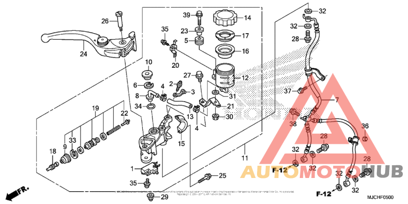 Front Brake Master Cylinder (1)