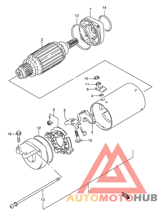 Стартерный мотор