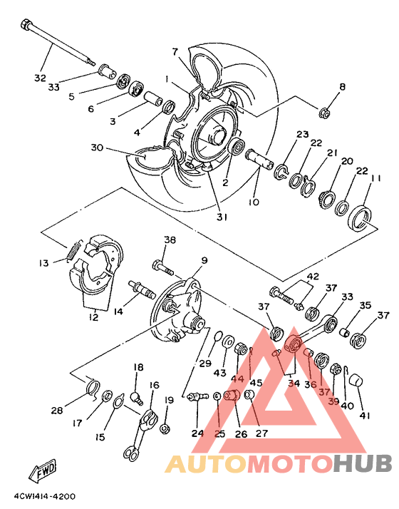 Переднее колесо