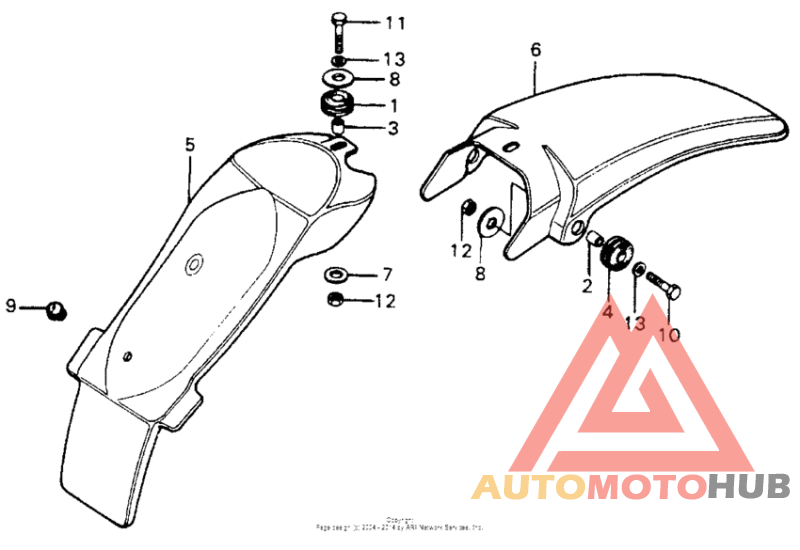 Задний бампер