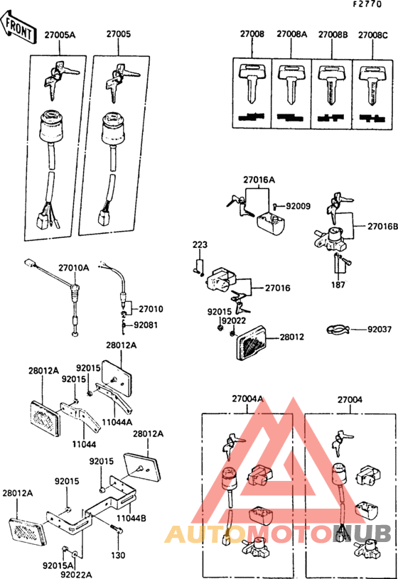 Ignition switch(1/2) (ar50-c7)